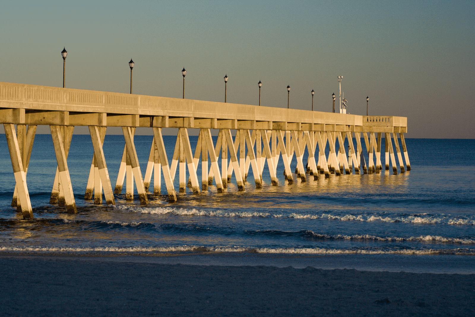 Pier at Sunset in Wrightsville Beach, NC